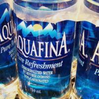 Bottled Water · Aquafina bottled water.