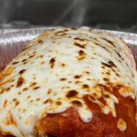 Chilly Burrito · Flour tortilla stuffed with rice, beans,  Choice of:(chicken, steak, chorizo, roasted pork, ...