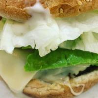 California Burger · With avocado, mozzarella cheese and ranch dressing