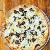 Wild Mushroom Pizza · Ricotta, Truffle Cream, Fines Herbes