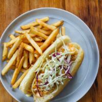 Shrimp Po' Boy · Lettuce, Tomato, Pickles,Creole Remoulade