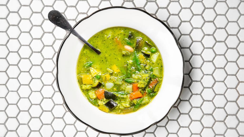 Minestrone · MINESTRONE	
Pesto Vegetable Soup