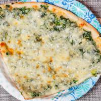 Spinach Slice · Spinach and cheese.