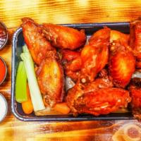 12 Wings · served naked. Choice of Sauces: “Wenzel” Buffalo, Elsie Sauce, BBQ, Sweet Heat BBQ, Teriyaki...