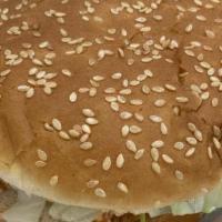 Crispy Chicken Breast Burger · Sandwich with boneless grilled or fried chicken.