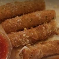 Mozzarella Sticks · Marinara dipping sauce.