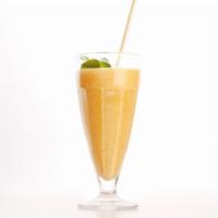 The Summer Smoothie · Peaches, mango and low-fat yogurt with your choice of base.