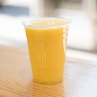 Mango Mystic Smoothie · Mango, Orange, and Pineapple.