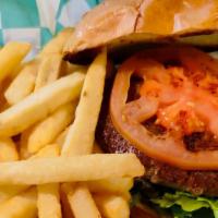 Build Your Own Beer Burger With Fries
 · 100% All Beef Handmade burger served on toasted brioche bun with greens and fresh tomato. In...