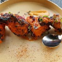 Tandoori Chicken · Bone-in, yogurt marinated, and fresh ground spices. Gluten free.