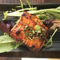 Salmon Tikka · turmeric, ginger and garlic