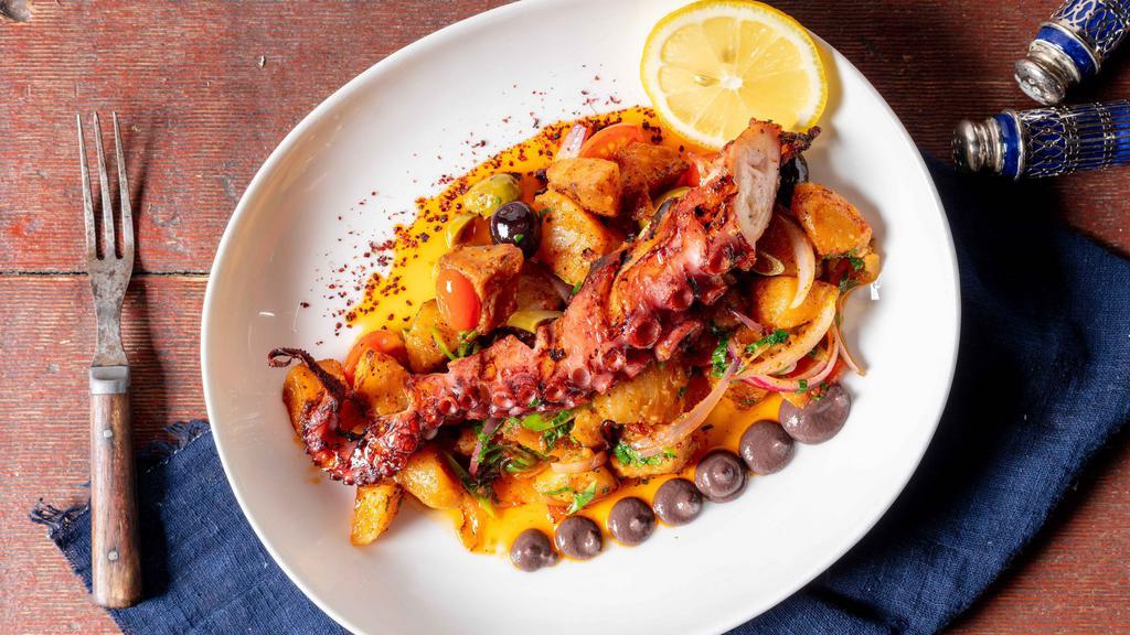Grilled Octopus · Spanish pulpo.