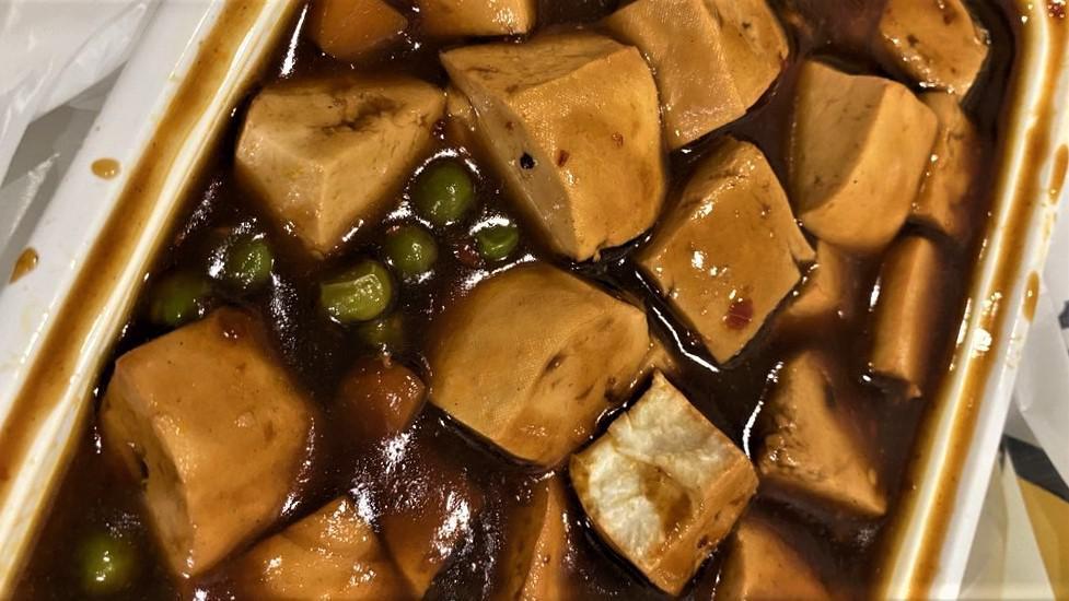 Ma Po Tofu（麻婆豆腐） · With white rice. Hot and spicy.