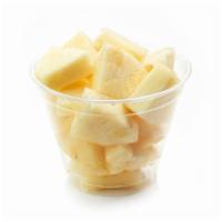 Pineapple Fruit Cup · Freshly sliced pineapple, ready to eat.