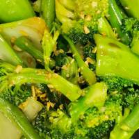 Mix Green · saute  broccoli , sting bean, bok choy with garlic sauce
