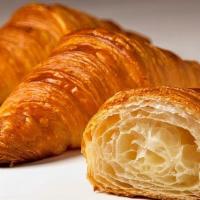 Croissant · Freshly baked plain croissant. Perfect with coffee drinks for breakfast.