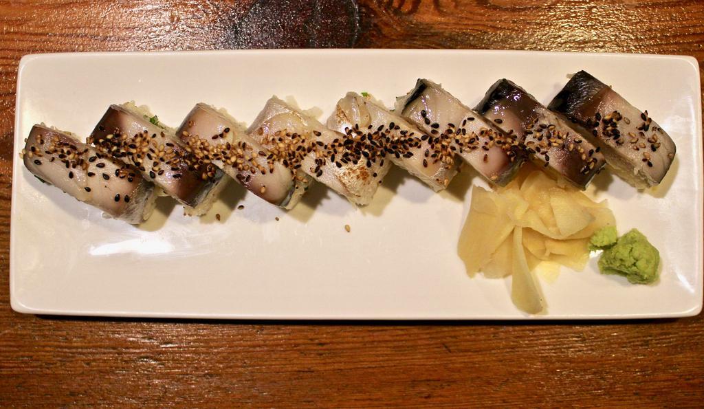 Oshizushi- Pressed Sushi · Anago (sea eel) or saba (mackerel). Please indicate which one you would like.