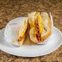 2 Eggs With Meat And Cheese · These items are cooked to order. Consuming raw or under cooked fresh shell eggs, meats,
or f...
