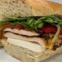 Grilled Chicken, Fresh Mozzarella, Roasted Red Pepper · Grilled Chicken, Fresh Mozzarella, Roasted Red Peppers