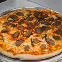 Classic Sausage, Pepper & Onions · Classic sausage, pepper & onions.