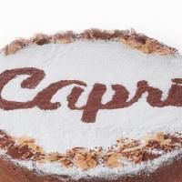 Torta Caprese Al Cioccolato · Classic original Neapolitan soft flourless cake baked with almond and hazelnut flour, pure d...