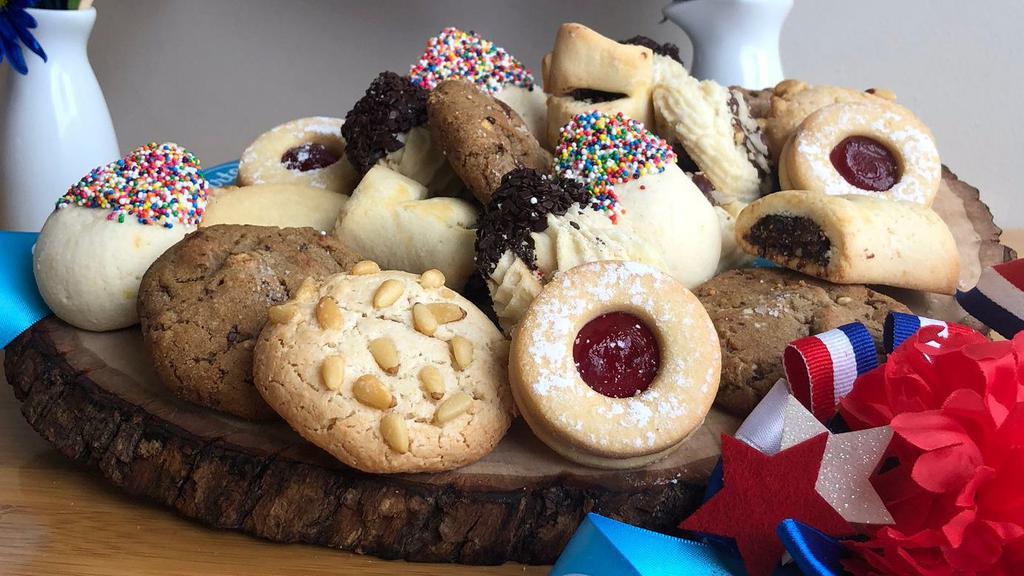 1 Lb Assorted Biscotti (Butter Cookies) · Selection of L'Arte signature Italian butter cookies (including nuts).
