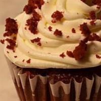 Red Velvet · Delicious, bright, red velvet cupcakes topped with cream cheese buttercream for an extra cre...