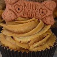 Dog Cupcakes! · Made with apple sauce, peanut butter, oats and cream cheese. Perfectly healthy for your furr...