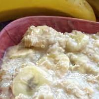 Oats With Banana And Cream · 