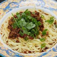 Dan Dan Noodle 担担面 (*Chef Wu'S Favorite*) · Spicy minced pork over the noodles