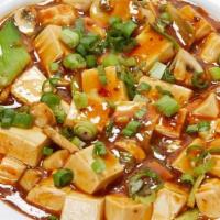 Szechuan Style Tofu 麻婆豆腐 · Pork or Mushroom. Spicy