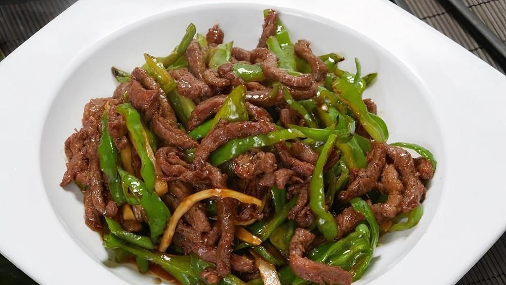 Szechuan Shredded Beef With Hot Pepper  小椒牛肉丝 · 