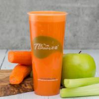 Perfect Match (Medium) · Carrot, apple, celery. 160 calories / 220 calories.