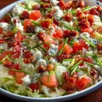 Wedge Salad · Blue Cheese, Candied Bacon, Habanero Dressing