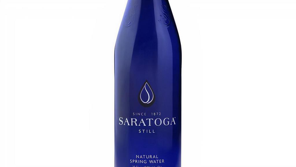 Bottled Water · Local natural spring still water from Saratoga Springs, 12 oz bottle