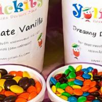 Sundae Kit · Two 28 oz. Containers of froyo or custard, six toppings/sauces as well as up to 10 cherries,...
