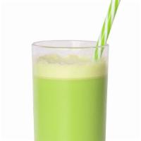 Very Green Detox Juice · Apple, kale, lemon, spinach, cucumber, and celery.