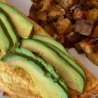 Cali Omelette · Sliced Avocado, Low-fat Mozzarella Cheese, and 4 Egg Whites.. Gluten-free