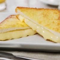 Mozzarella Grilled Cheese Sandwich · Delicious sandwich made with Mozzarella cheese, and customer's choice of bread. Topped with ...