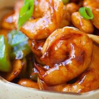 Shrimp With Garlic Sauce 鱼香虾 · Hot and spicy.
