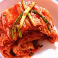 Kimchi (2Oz) · Korean traditional spicy cabbage