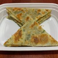 Scallion Pancake · Savory folded flatbread.