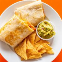 Breakfast Burrito Platter · Pre-rolled burritos with bacon, egg and cheese. Served with guacamole on the side, tortilla,...