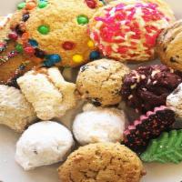 Box Of Cookies (1/2 Pound Box) · 1/2 pound of your choice of our fresh baked cookies. 
Selecting multiple flavors will result...