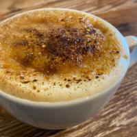 Creme Brulee  · Espresso with caramel and bruleed sugar topping