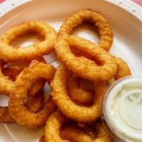 Onion Rings · 10 pieces.  Fried battered onion.
