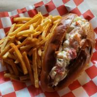 Lobster Roll · Served with cajun fries or regular fries