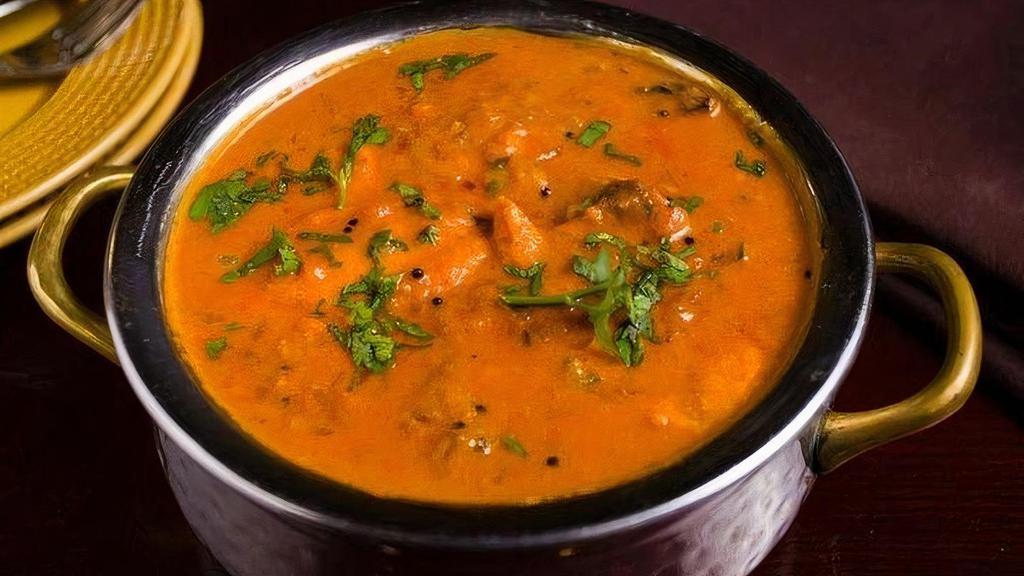 Patiala Fish Curry · Fish cooked in an onion and tomato based gravy with a blend of Indian spices and garden herbs