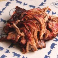 Pulled Pork 1/2 Pound · 1/2 lb. With hatch vinegar sauce and BBQ rub.