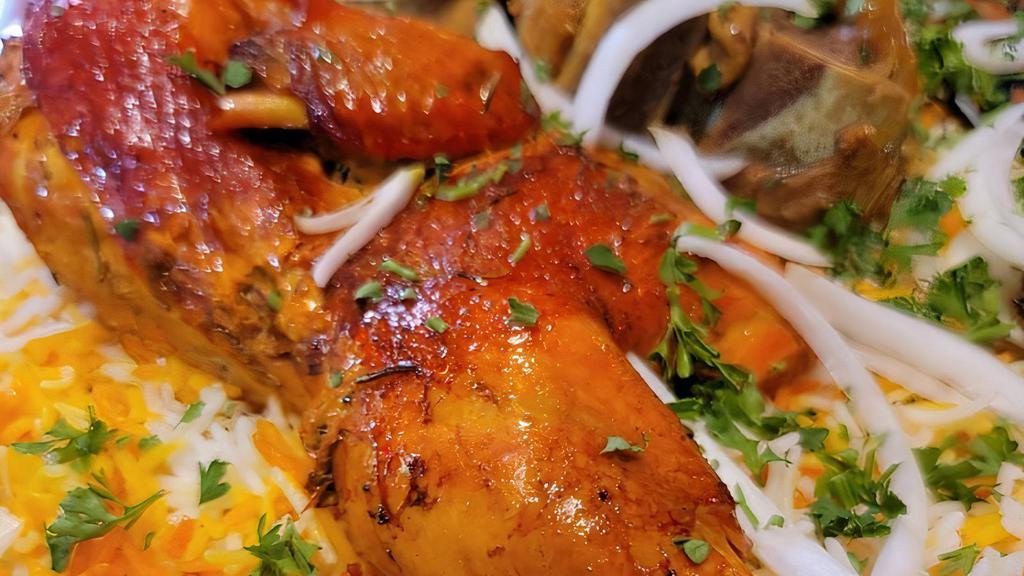 1/4 Chicken Mandi With Rice · 